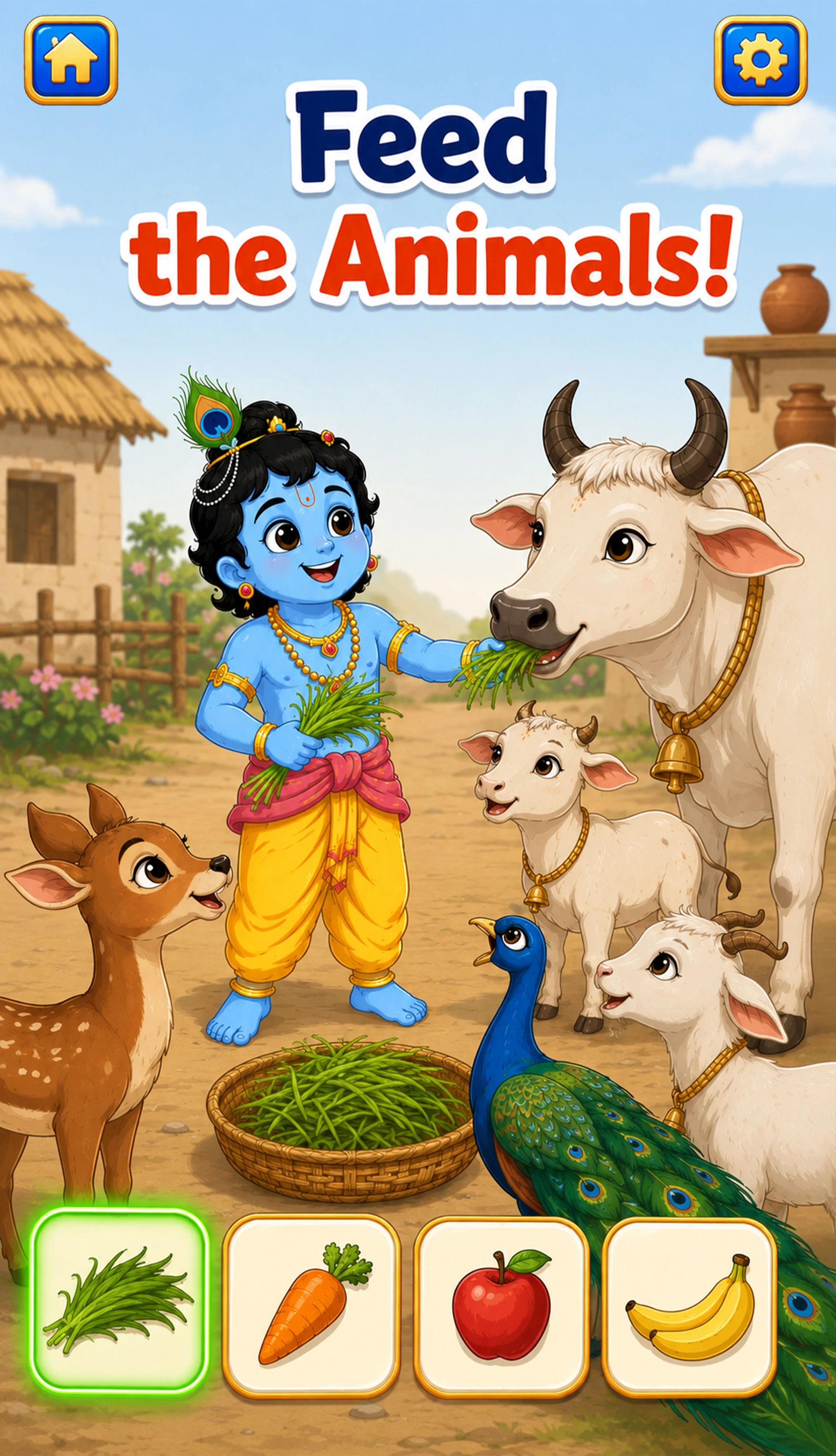 Krishna Stories Game screenshot