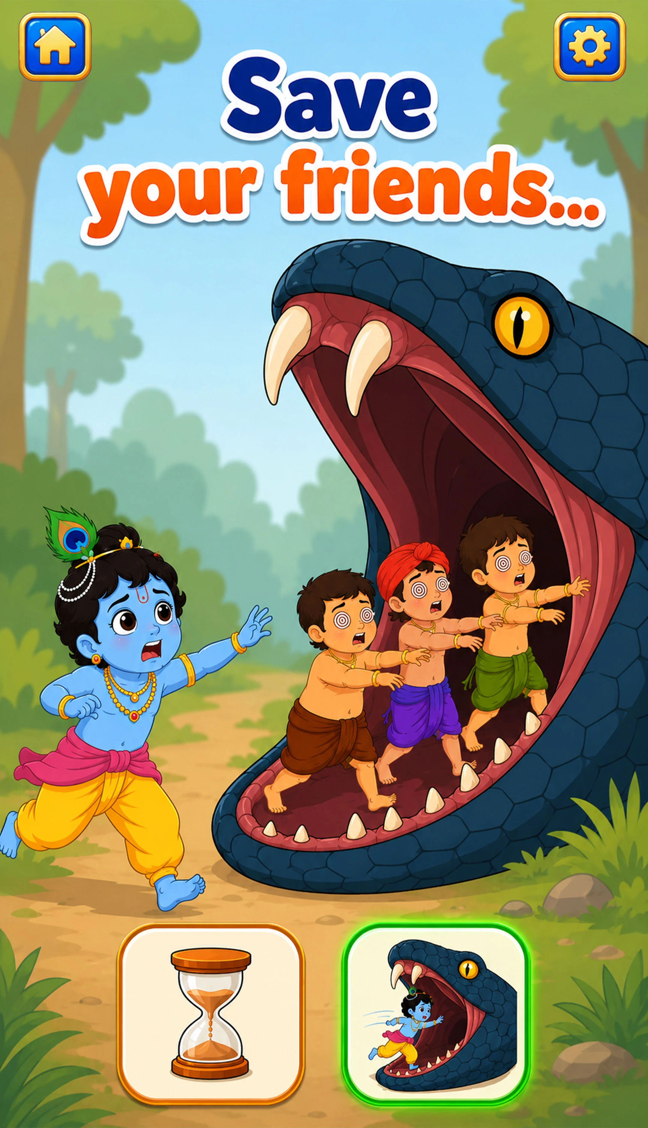 Krishna Stories Game screenshot