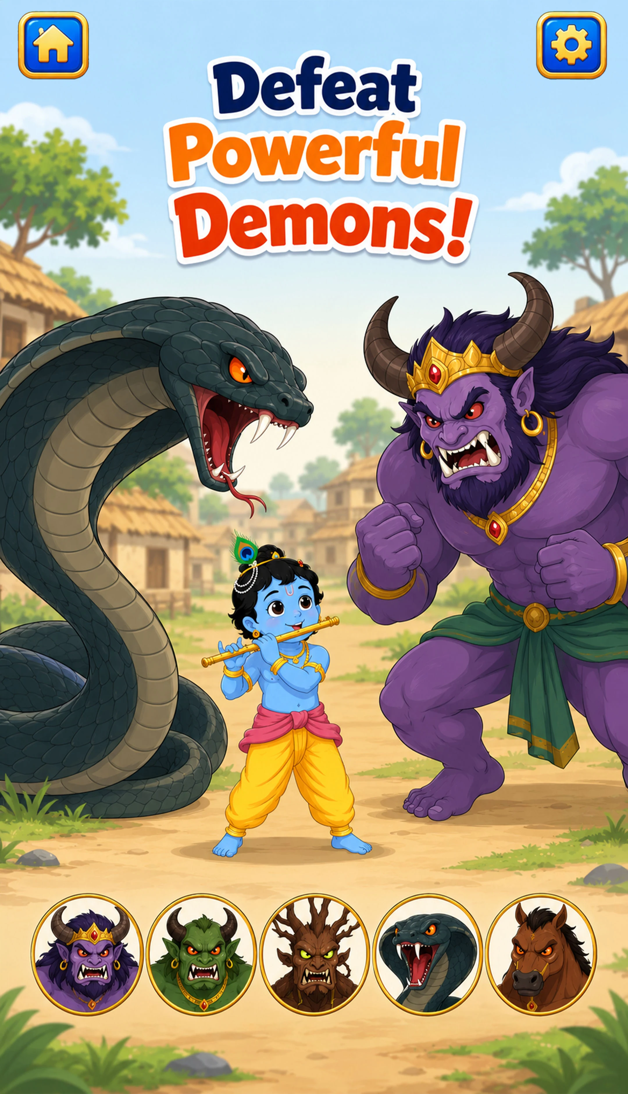 Krishna Stories Game screenshot
