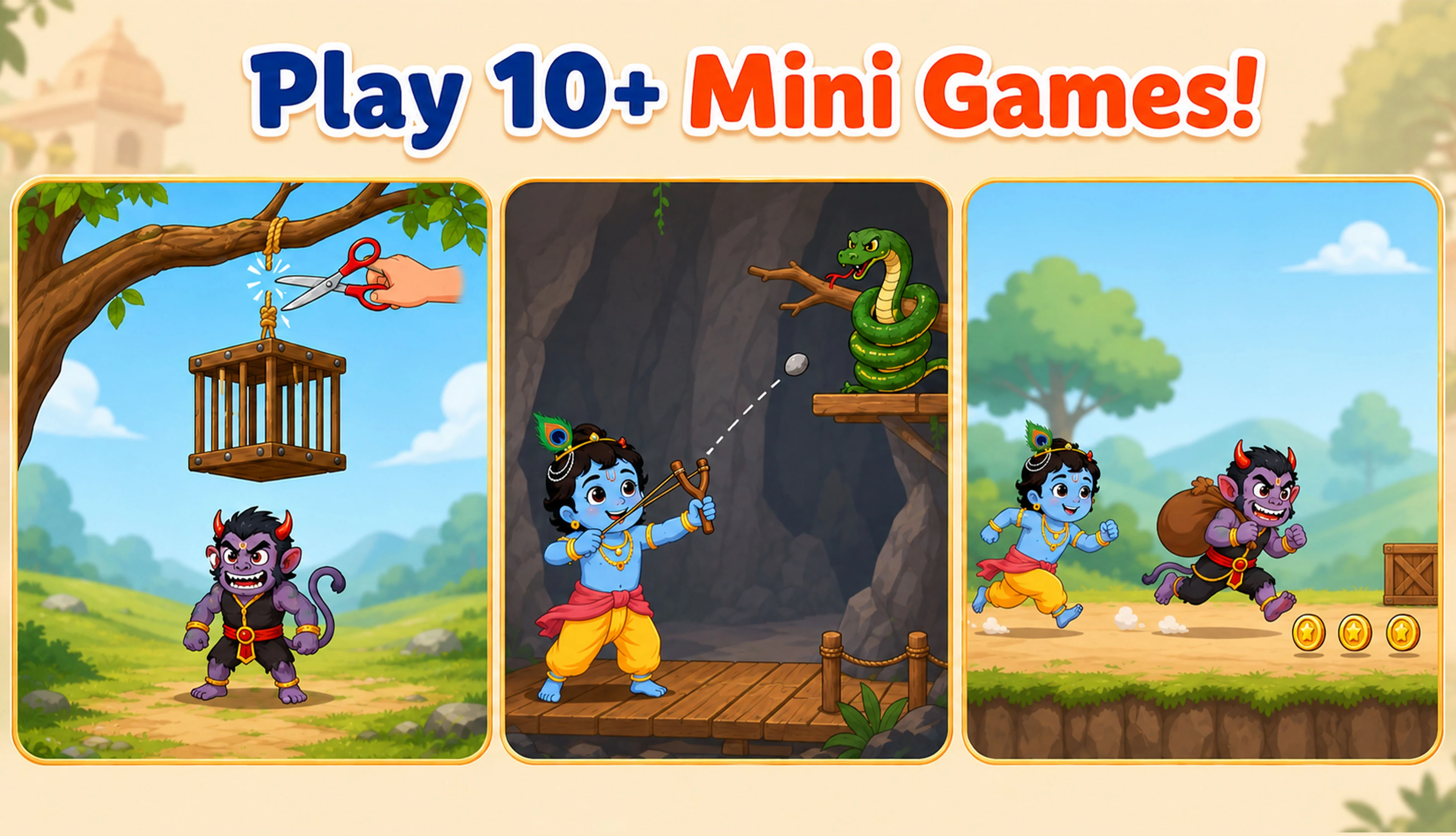Krishna Stories Game screenshot