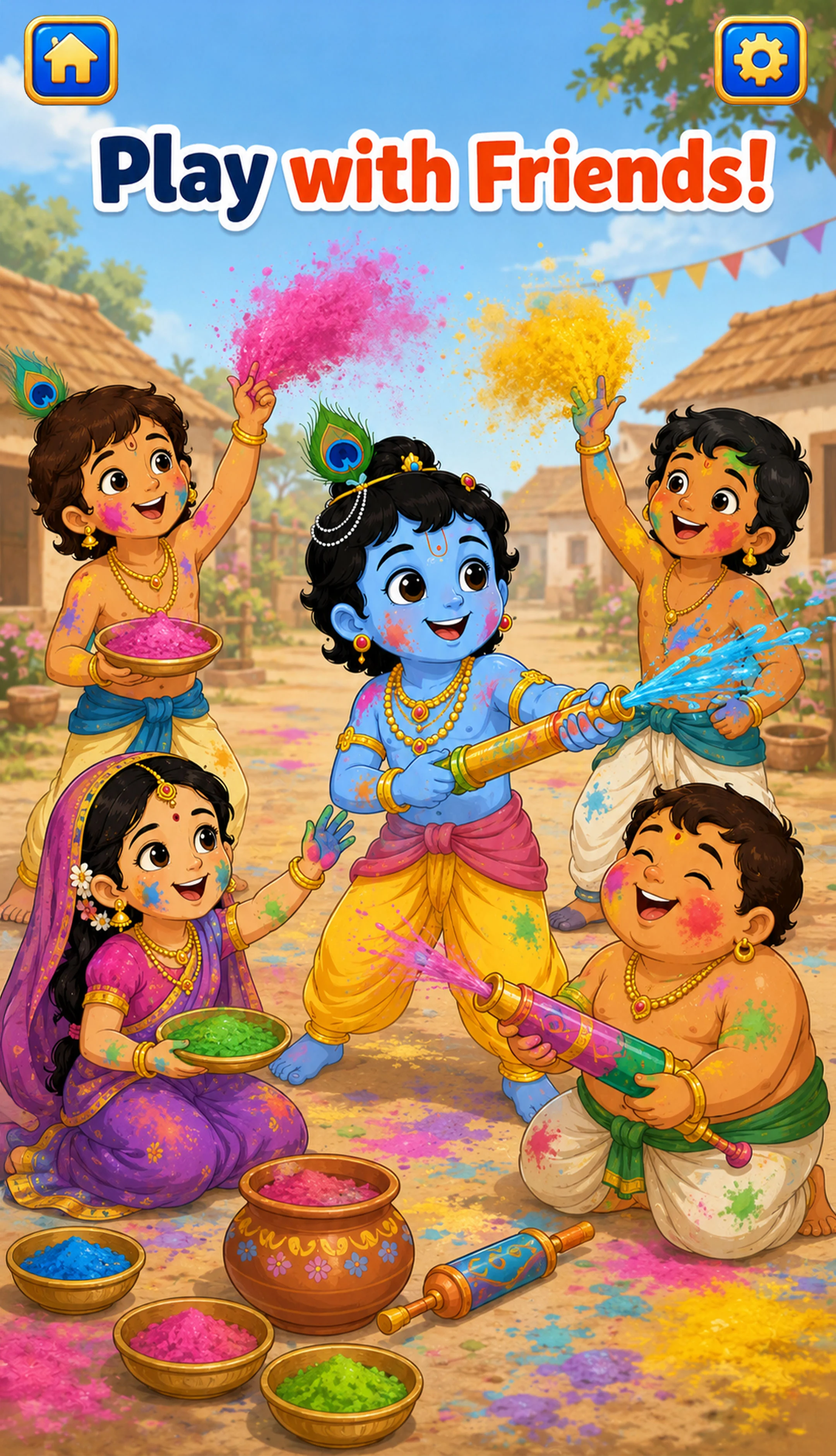 Krishna Stories Game screenshot