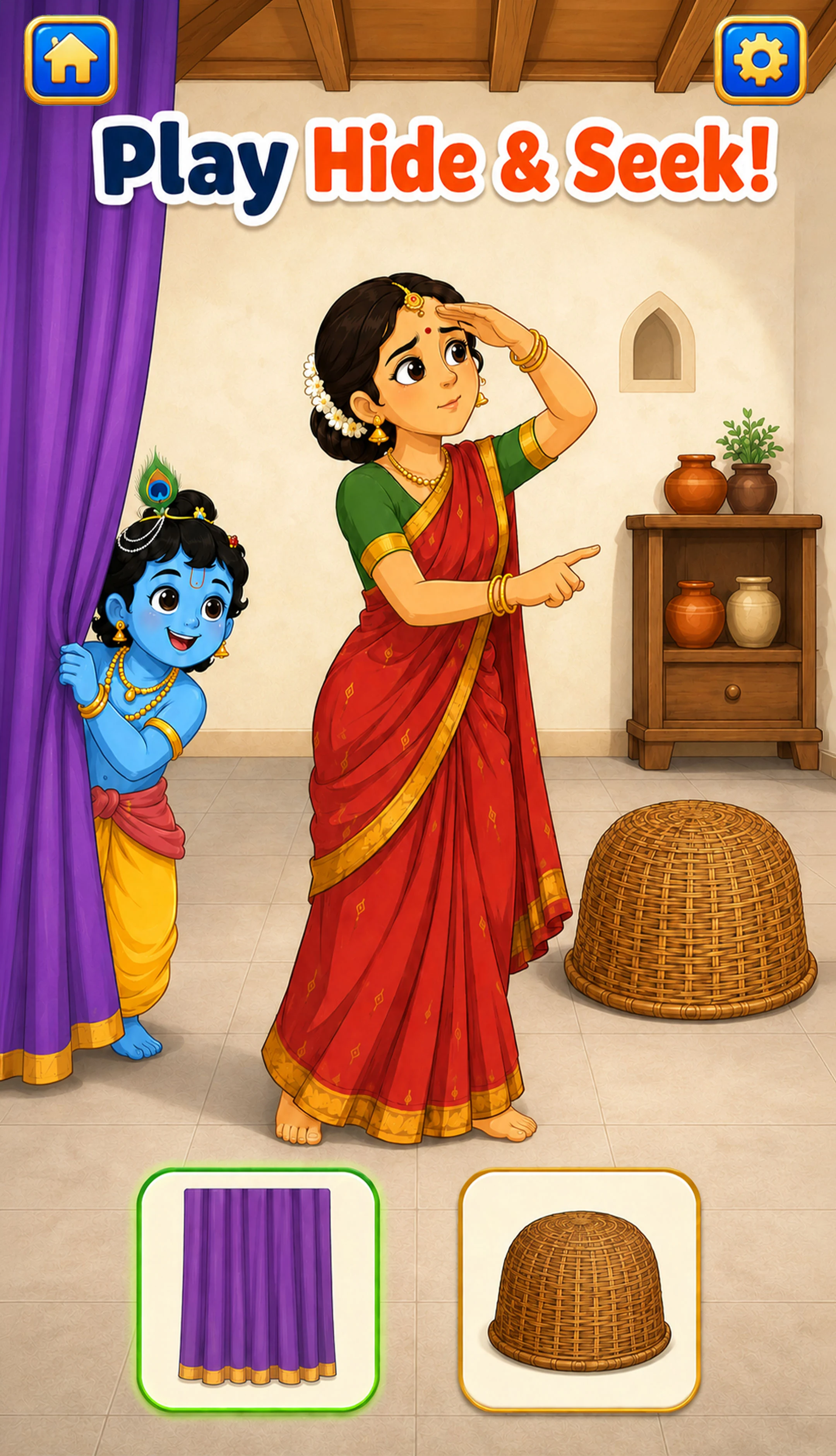 Krishna Stories Game screenshot